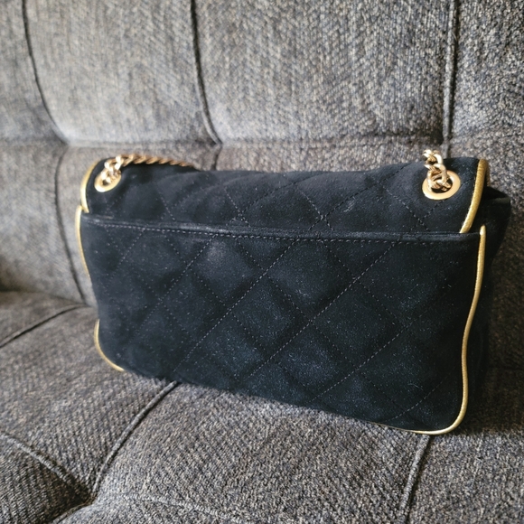 Michael Kors Suede Quilted Chain Crossbody - Picture 8 of 15